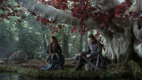 The weirwoods in the popular Game of Thrones are sacred trees. 
