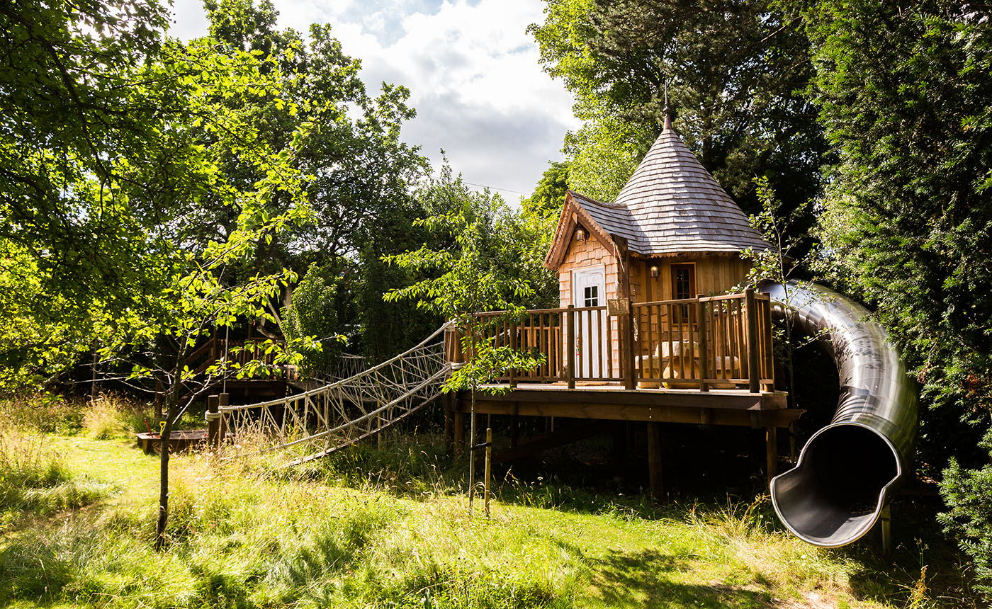 Bespoke Treehouse Designers Blue Forest